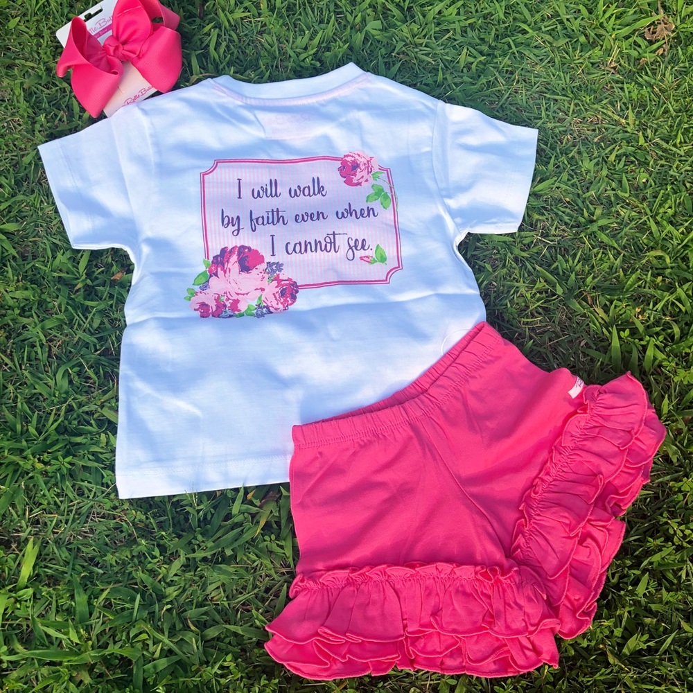 NWT RuffleButts Candy Ruffle Shorts - Picture 2 of 2